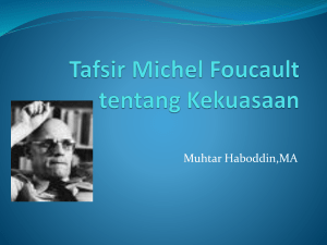 Tafsir Michel Foucault tentang Kekuasaan