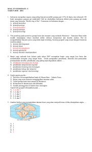 soal try out geografi c