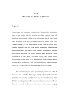 34 BAB II PESANTREN DAN POLITIK DI INDONESIA Pengenalan