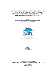 LISA ULFAH - Psi - Institutional Repository UIN Syarif