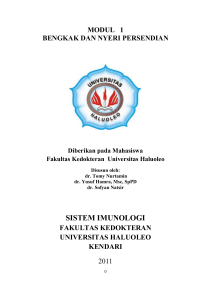 sistem imunologi - Fakultas Kedokteran Universitas Halu Oleo
