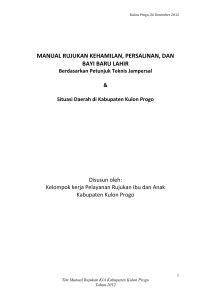 manual rujukan kehamilan, persalinan, dan bayi baru lahir