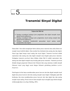 Transmisi Sinyal Digital