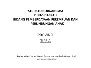 Bidang Pelembagaan Pemenuhan Hak dan Perlindungan Anak