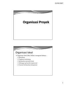 Organisasi Ideal