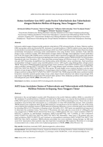 Status Asetilator Gen NAT2 pada Pasien Tuberkulosis dan
