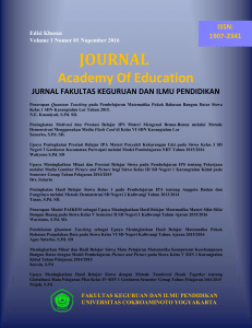 journal - makrab fkip ucy - Universitas Cokroaminoto Yogyakarta