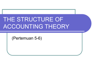 THE STRUCTURE OF ACCOUNTING THEORY