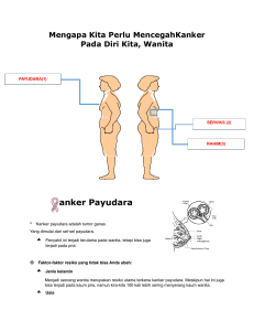 Pencegahan kanker pada wanita