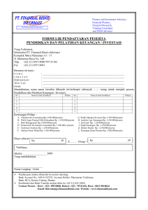 Finance and Investment Advisory