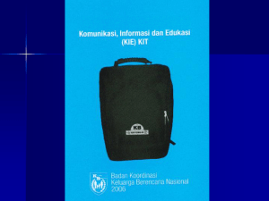 KIE Kits Bagi PKB - BKKBN | DKI Jakarta