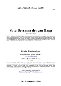 Satu Bersama dengan Bapa [081] - Jemaat