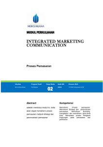 Modul Integrated Marketing Communication [TM2]