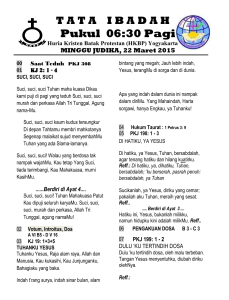 Bahasa Indonesia 06.30 - HKBP Yogyakarta Online