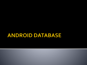 android database - Telkom University