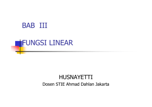 bab iii matematika eko - STIE Ahmad Dahlan Jakarta