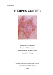 makalah Herpes Zoster