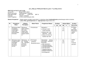 Silabus, SAP, Kontrak – Perkembangan