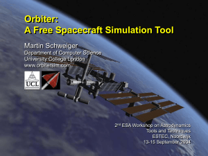 PowerPoint - Orbiter Space Flight Simulator