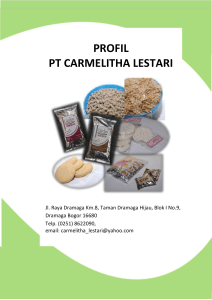 profil pt carmelitha lestari