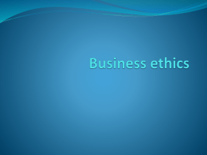 kuliah Business ethics