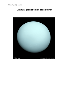Uranus, planet tidak taat aturan