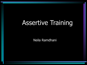 Assertive Training