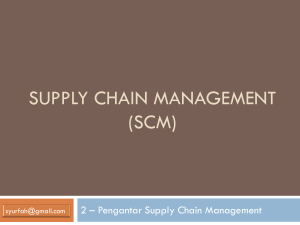 supply chain management (scm) - E