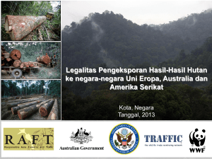 Legalitas Pengeksporan Hasil-Hasil Hutan ke negara