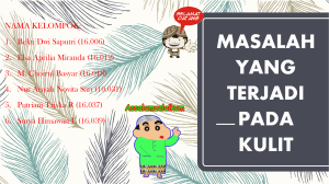 Masalah yang terjadi pada kulit