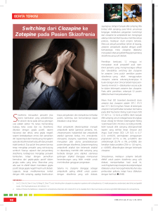 Switching dari Clozapine ke Zotepine pada Pasien