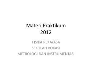 Materi Praktikum 2012