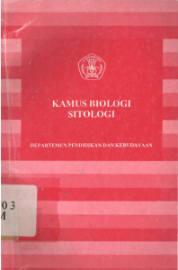 t--- kamus biologi sitologi