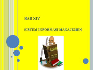 bab xiv sistem informasi manajemen