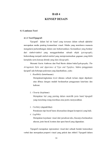 1 BAB 4 KONSEP DESAIN 4.1 Landasan Teori 4.1.1 TeoriTipografi