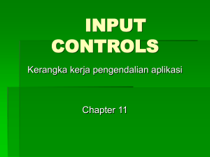 input controls - Binus Repository