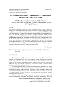 PENERAPAN MODEL PEMBELAJARAN REMEDIAL BERBASIS