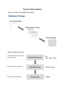 Tutorial objek database