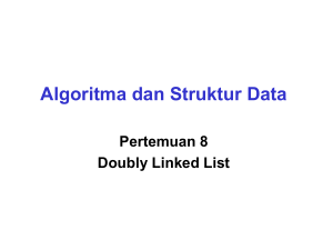 Double Linked List