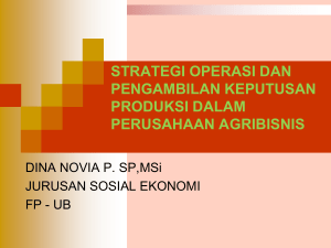 strategi operasi (operations strategy)