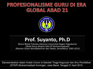 GURU YANG PROFESIONAL - File - STKIP Muhammadiyah Kuningan