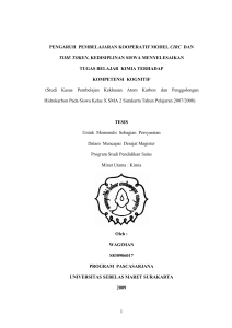 1 pengaruh pembelajaran kooperatif model circ dan time token