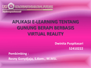 aplikasi e-learning tentang gunung berapi berbasis virtual reality