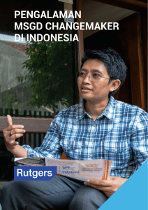 pengalaman msgd changemaker di indonesia