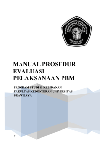 manual prosedur evaluasi pelaksanaan pbm