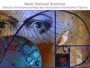 Basic Natural Sciences