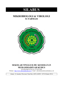 Mikrobiologi dan Virologi - STIKES Muhammadiyah Kudus
