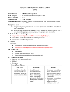 (RPP) Nama Sekolah : SMA Negeri 6 Yogyakarta