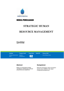 peran manajemen sumber daya manusia dalam organisasi