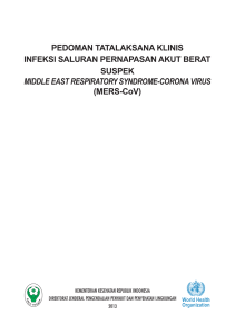 MERS-CoV - Kementerian Kesehatan Republik Indonesia